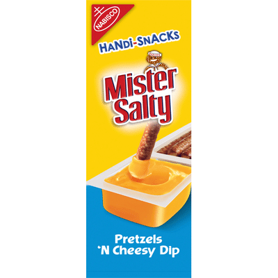 Nabisco Mister Salty Pretzels 'n Cheesy Dip