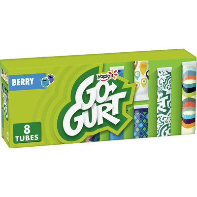 Yoplait Go-Gurt, Low Fat Yogurt, Berry