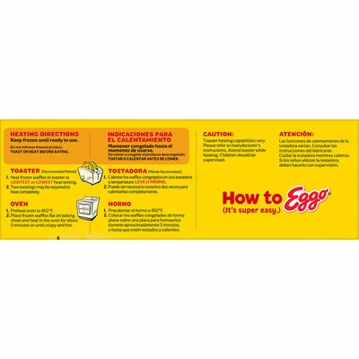 Eggo Frozen Waffles, Frozen Breakfast, Toaster Waffles, Chocolatey Chip