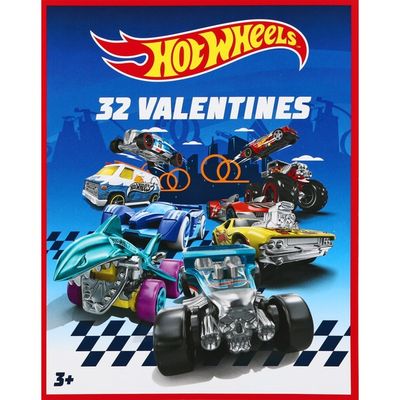 Paper Magic Group Valentines Cards, Hot Wheels