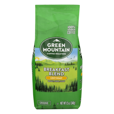 Green Mountain Coffee Roasters Breakfast Blend Ground Coffee (12 oz ...