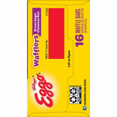 Eggo Wafflers Frozen Waffles, Easy Breakfast, Brown Sugar Cinnamon Roll