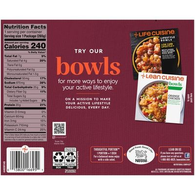 Lean Cuisine Comfort Features Meatloaf with Mashed Potatoes Frozen Meal