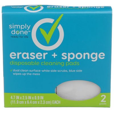 Simply Done Eraser + Sponge Disposable Cleaning Pads