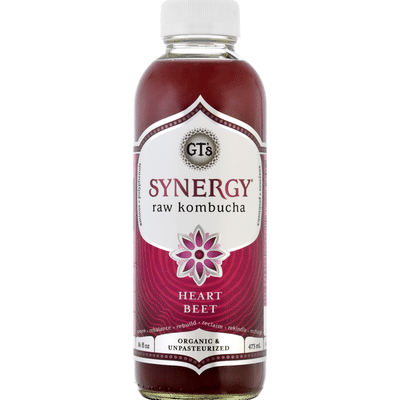 GTs Raw Kombucha, Heart Beet