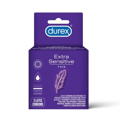 Durex® Extra Sensitive Lubricated Ultra Thin Premium Condoms