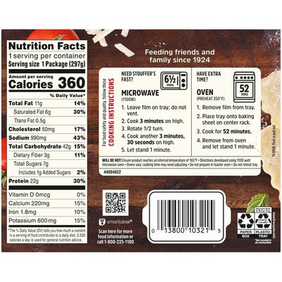 Stouffer's Lasagna with Meat & Sauce Frozen Meal