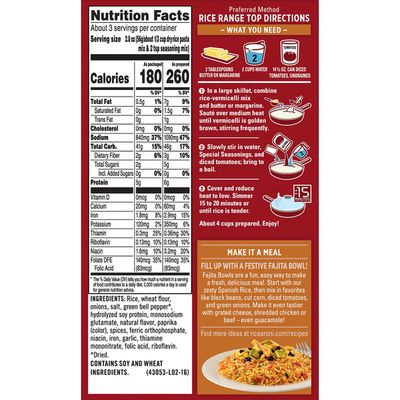 Rice A Roni Spanish Rice 6 8 Oz Instacart