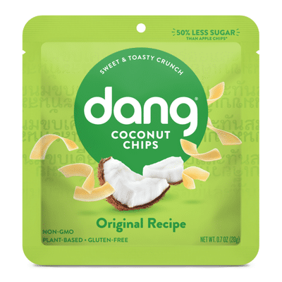 Dang Original Toasted Coconut Chips, Single-Serve