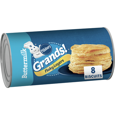 Pillsbury Grands! Flaky Layers, Buttermilk Biscuits, 8 Count