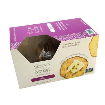 Simple & Crisp Pear Dried Fruit Crisps