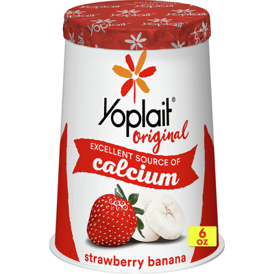 Yoplait Original Yogurt, Strawberry Banana, Low Fat Yogurt