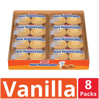 Bimbo Mantecadas Mini Vanilla Muffins