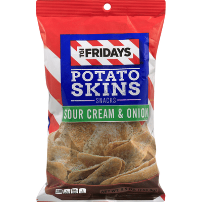 Tgi Fridays Potato Skin Snacks Sour Cream Onion Flavor 5 5 Oz Instacart