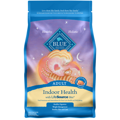 Blue Buffalo Indoor Health Natural Adult Dry Cat Food, Chicken & Brown Rice