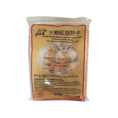 Unique Jumbo Shrimp & Chilli Oil Wonton