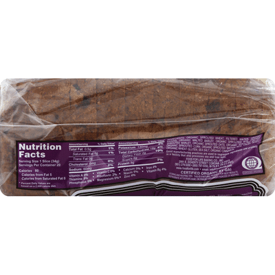 Food for Life Bread, Cinnamon Raisin