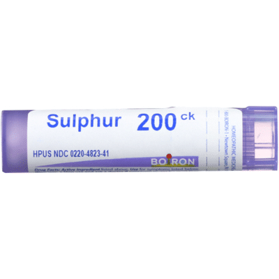 Boiron Sulphur 200C, Homeopathic Medicine for Skin Rash