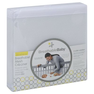 Breatheablebaby Crib Liner, Mesh, Classic