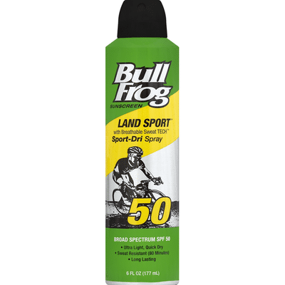 Bull Frog Sport-Dri Spray, Sunscreen, Broad Spectrum SPF 50