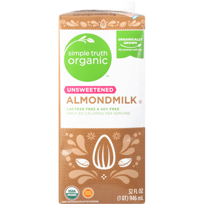 Simple Truth Organic Almondmilk, Unsweetened