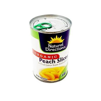 Natural Directions Organic Peach Slices In Juice