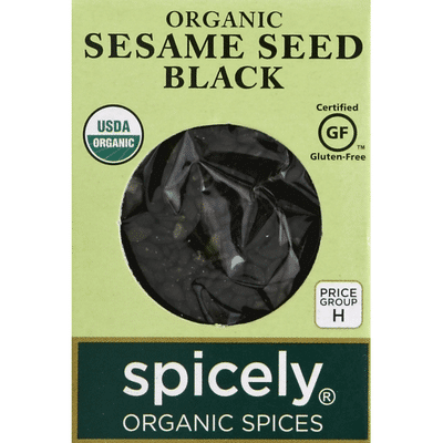Spicely Sesame Seed, Black, Organic