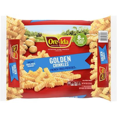 Ore-Ida Golden Crinkles French Fries Fried Frozen Potatoes Family Size