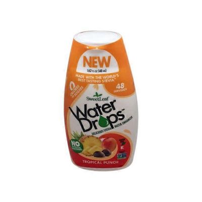 SweetLeaf Water Drops Tropical Punch Delicious Stevia Water Enhancer