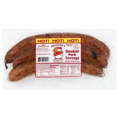 Primrose Smoked Pork Sausage, Hot