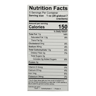 Top Seedz Crackers, Sea Salt