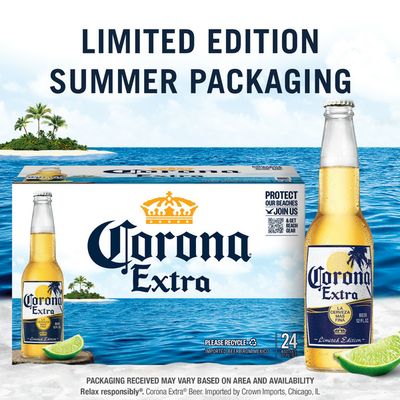 Corona Extra Mexican Lager Beer Bottles