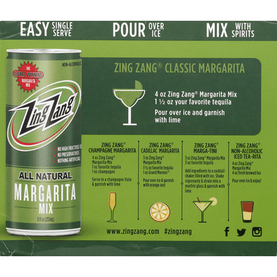 Zing Zang All Natural Margarita Mix