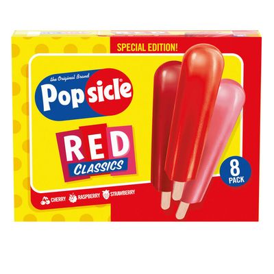 Popsicle Ice Pops Red Classics
