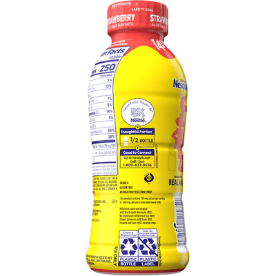 Nestle Nesquik Strawberry Flavored Lowfat Milk, Ready to Drink