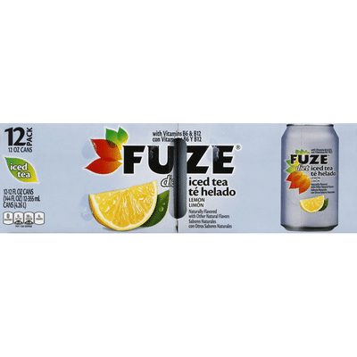 Fuze Diet Lemon Black Iced Tea