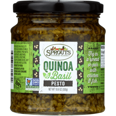 Sprouts Basil Pesto Quinoa Sauce
