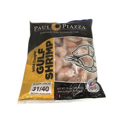 Paul's Piazza 31-40 Count Raw Gulf Shrimp