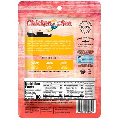 Chicken of the Sea Wild-Caught Skinless/Boneless in Lemon Pepper Pink Salmon