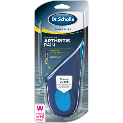 Dr. Scholl's Insoles, Orthotics for Arthritis Pain, Women's, Size 6-10