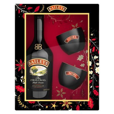 Baileys Original Irish Cream Liqueur Gift Pack 34 Pf 750 Ml Instacart