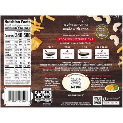 Stouffer's Macaroni & Cheese Frozen Meal