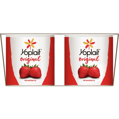Yoplait Original Yogurt, Strawberry Low Fat Yogurt, 8 Count