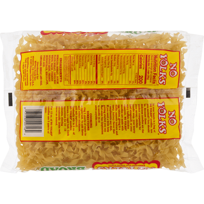 No Yolks Broad Enriched Egg White Pasta