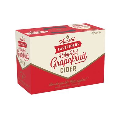 Austin East Ciders Ruby Red Grapefruit Cider Cans