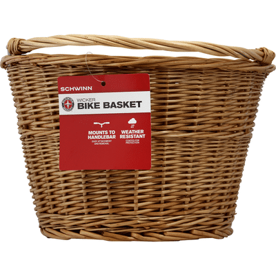 schwinn wicker basket