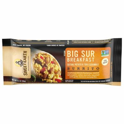 Sweet Earth Big Sur Breakfast Burrito Vegan Frozen Burrito