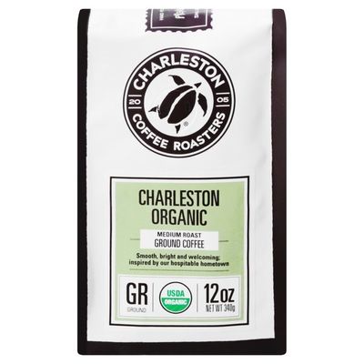 Charleston Coffee Roasters Coffee, Ground, Medium Roast, Organic