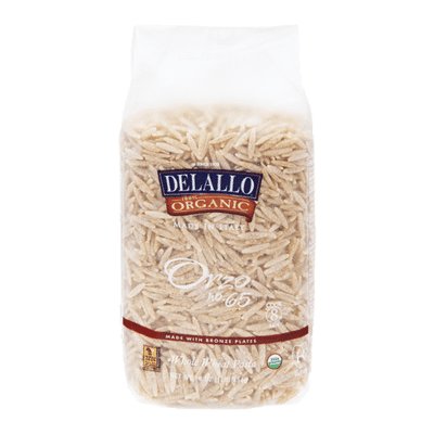 DeLallo Organic Whole Wheat Orzo # 65