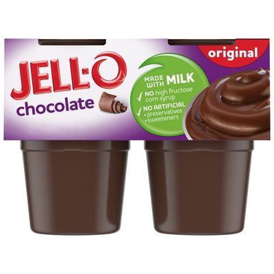 Jell-O Original Chocolate Ready-to-Eat Pudding Snacks